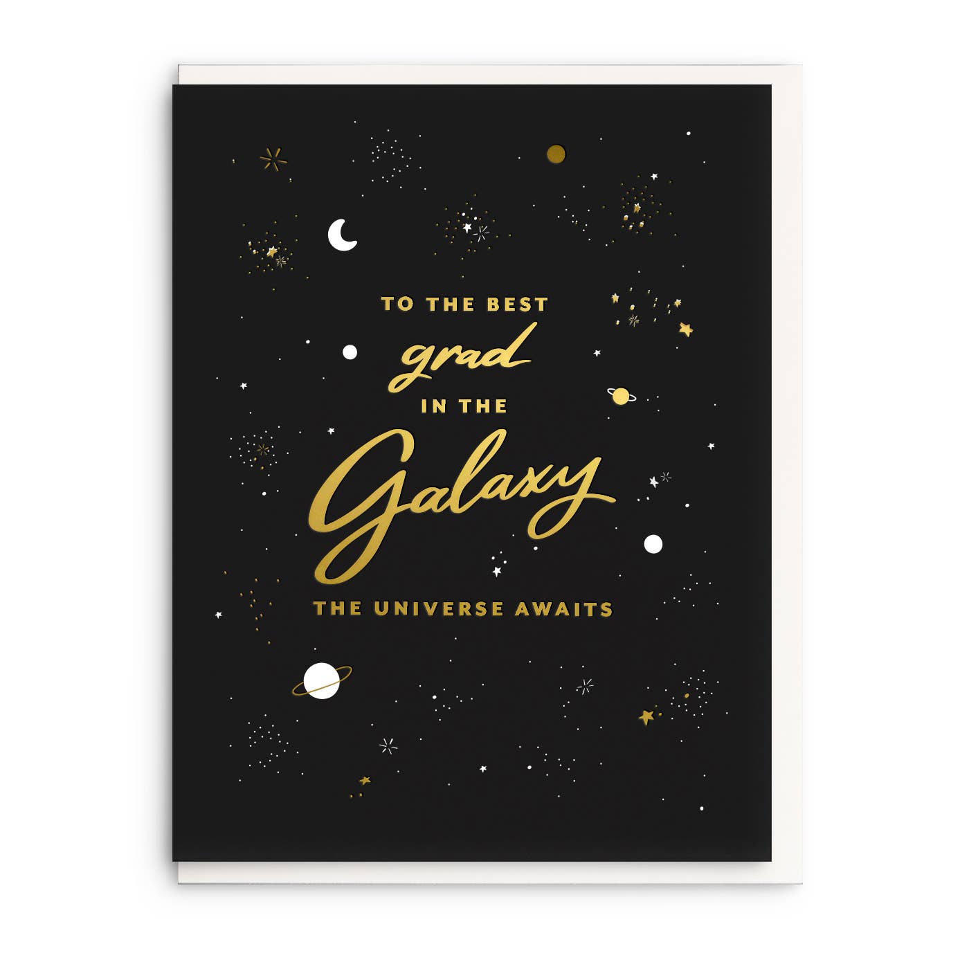 Dahlia Press - Galaxy Grad - Foil Graduation Card