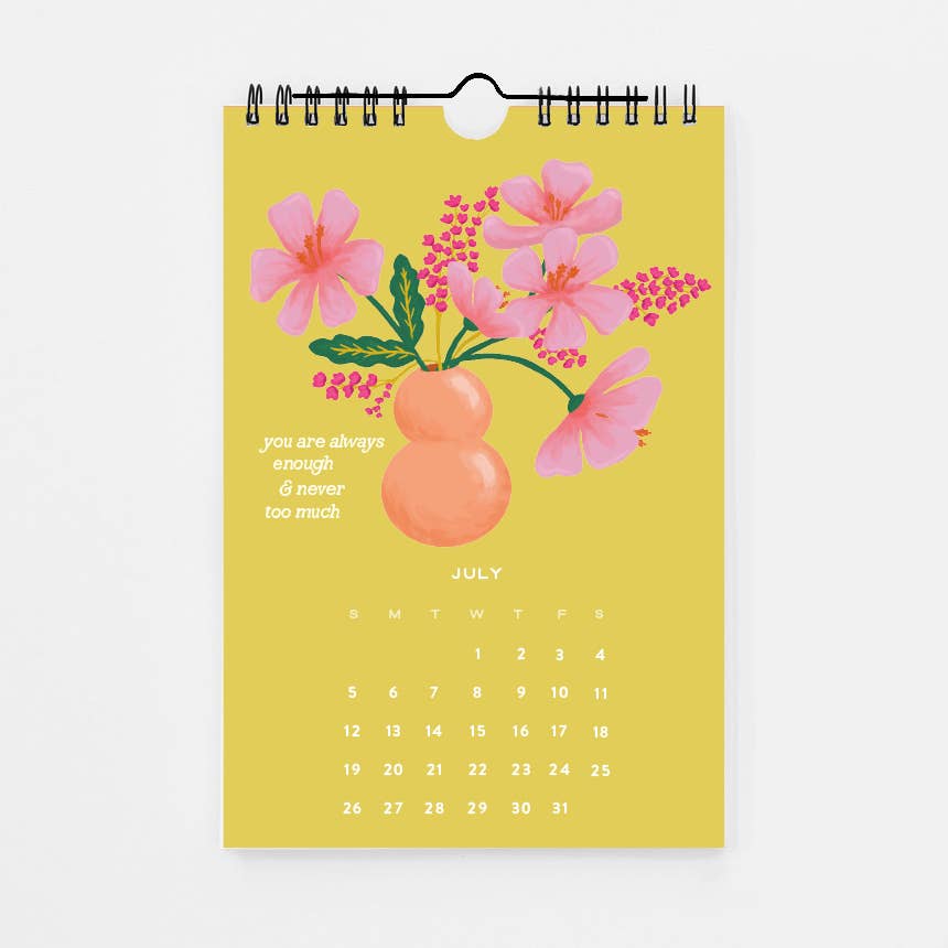 Slightly Stationery - 2026 Gentle Calendar