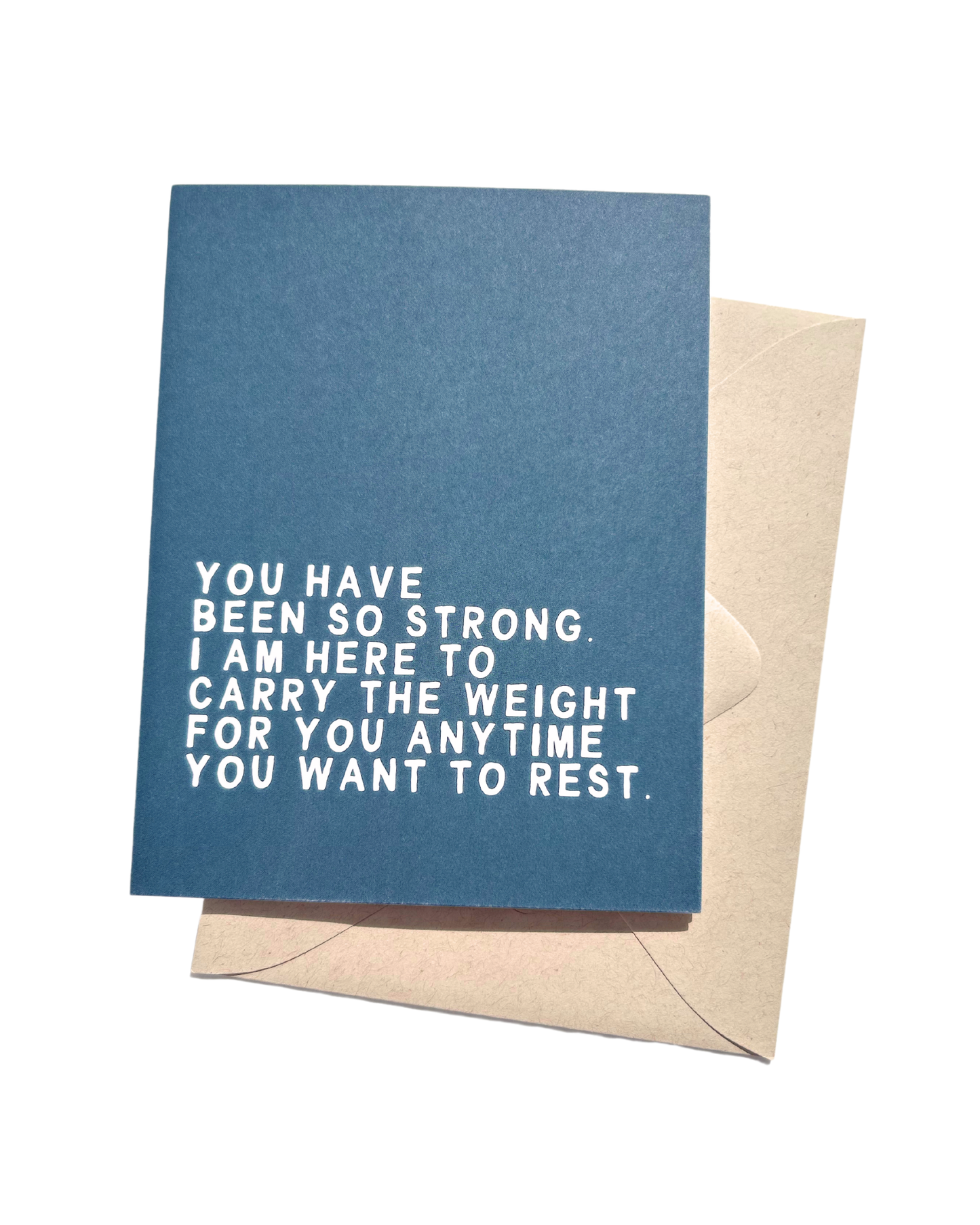 Five Dot Post - You Have Been So Strong Encouraging Grief and Sympathy Card