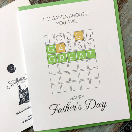 Alice-Louise Press - Father Wordle Card