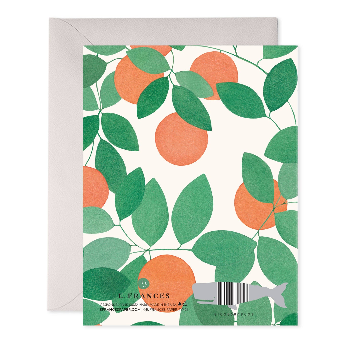 E. Frances Paper - Orange Grove Thank you