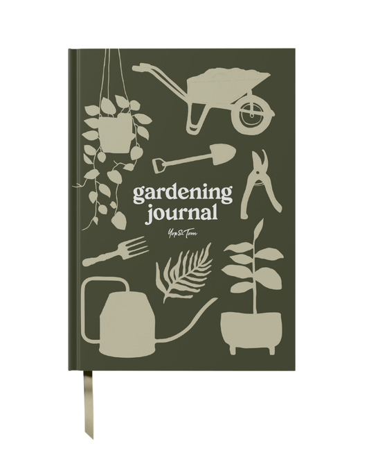 Yop & Tom USA - Gardening Journal (A5) - Olive Green
