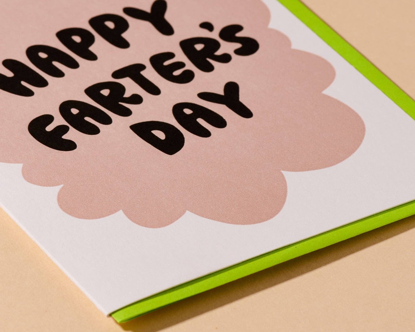 And Here We Are - Happy Farter's Day Letterpress Card Father's Day Grandfather