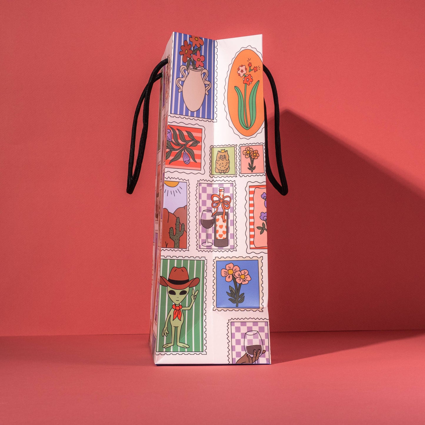 Illustrating Amy - Stamp Print Gift Bag