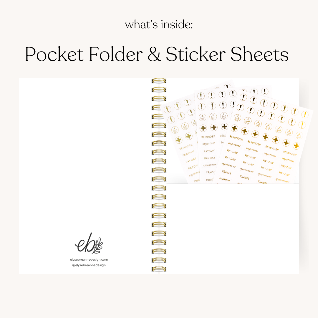 Forget Me Nots - Weekly 2026 Planner