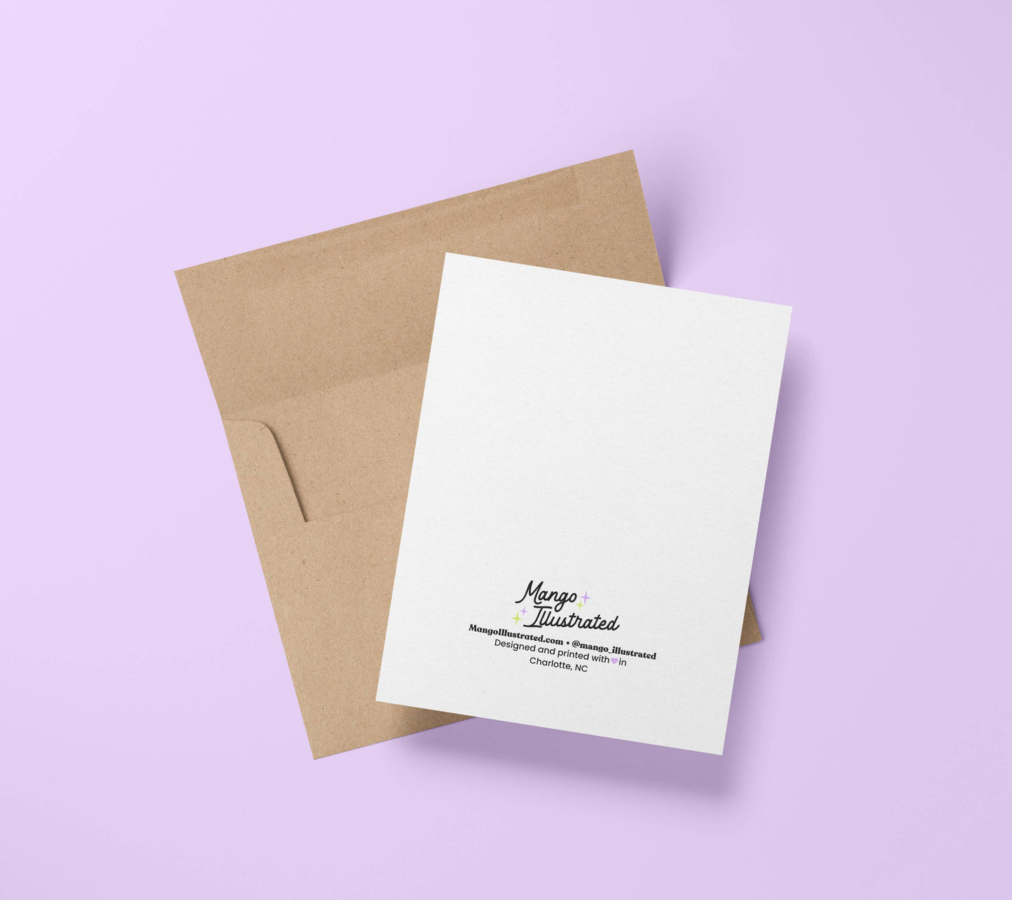 MangoIllustrated - Happy Birthday card - Sparkles