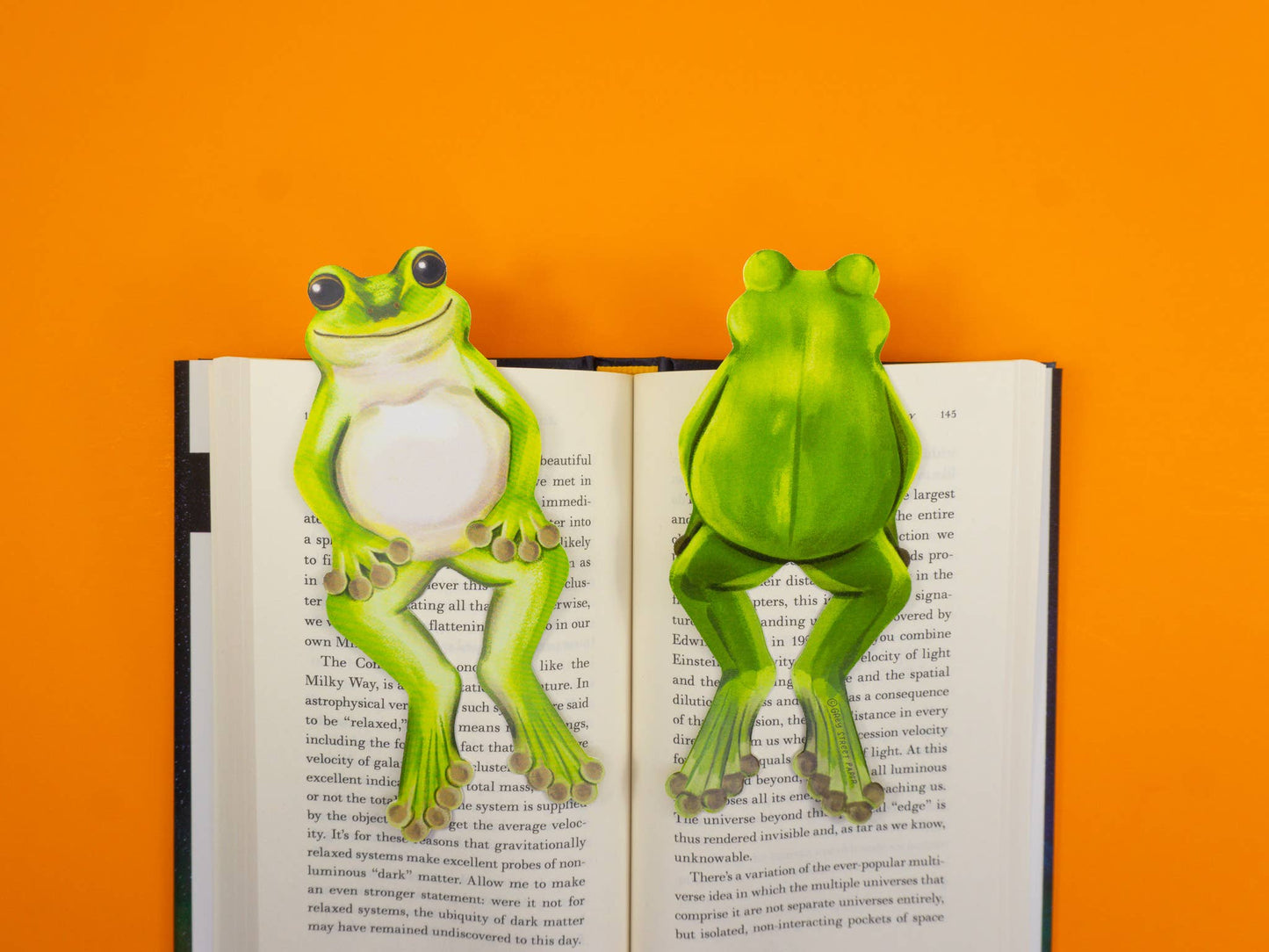 Grey Street Paper - Frog Die-Cut Bookmark
