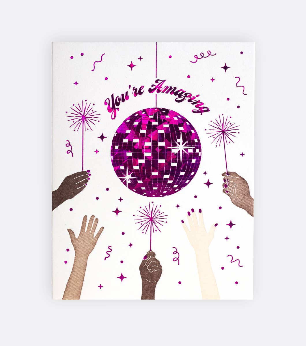 Elum Designs - Disco Ball Party - Greeting Card