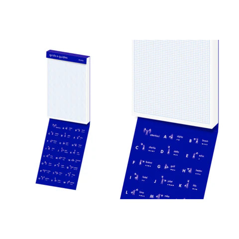 Grids & Guides - Micro Blue Notebook