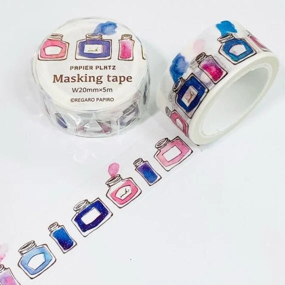 Glitter Ink Bottles - Washi Tape