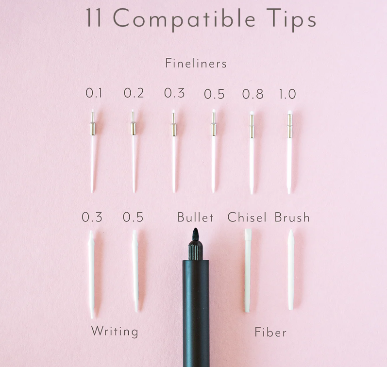 Tom's Studio - Lumos Pro - Refillable Multi-Tip Pen