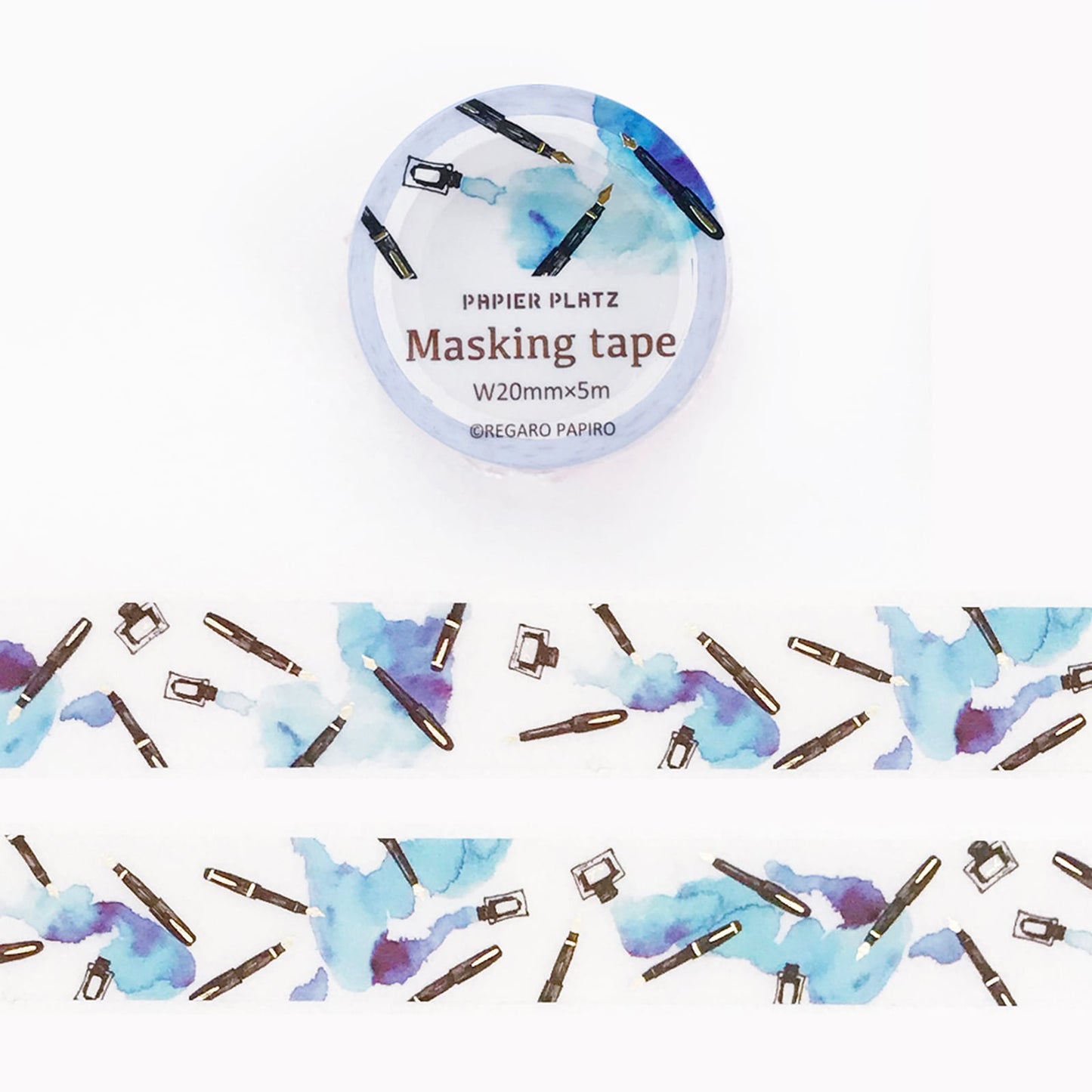 Papier Platz Washi Tape - Messy Pens