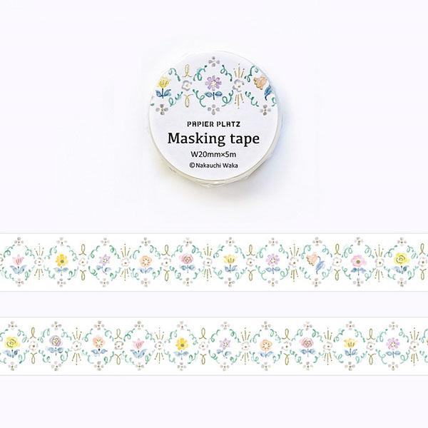Papier Platz Washi Tape - Delicate Flowers