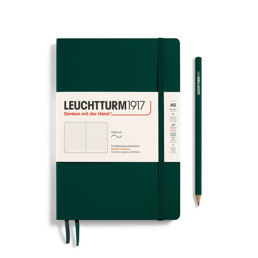 leuchtturm - FOREST GREEN SOFTCOVER medium