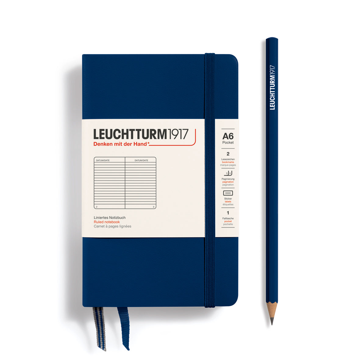 leuchtturm - NAVY - A6 Pocket Size