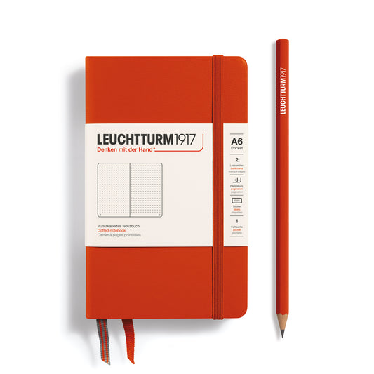 leuchtturm - FOX RED - A6 Pocket Size