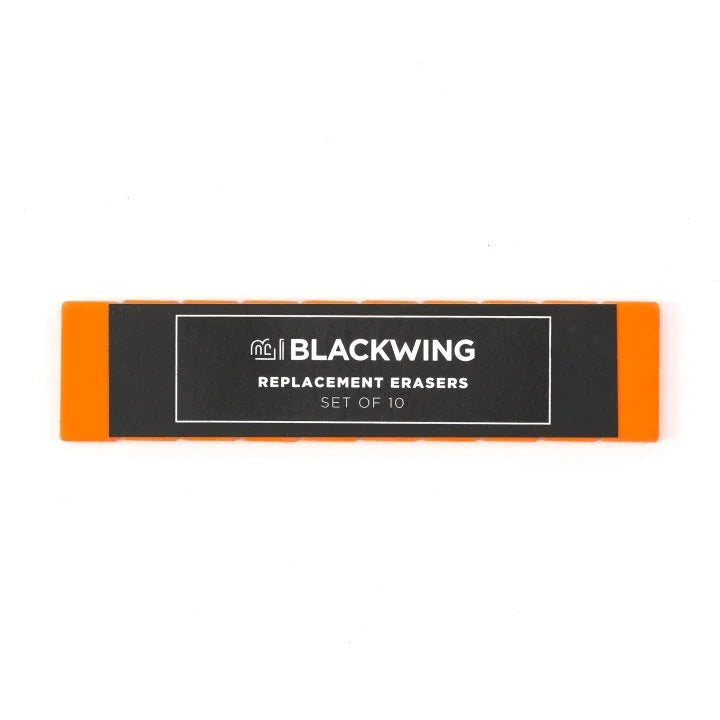 Blackwing - Orange Eraser Replacements - Set of 10