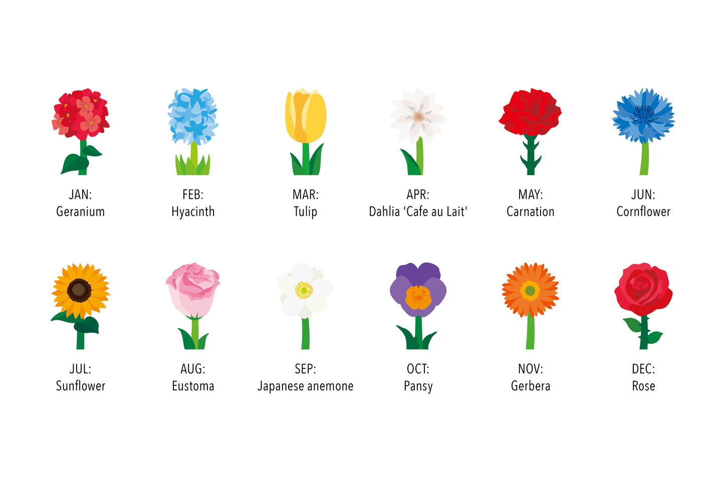Good Morning, Inc. - 2026 Flower Desk Calendar