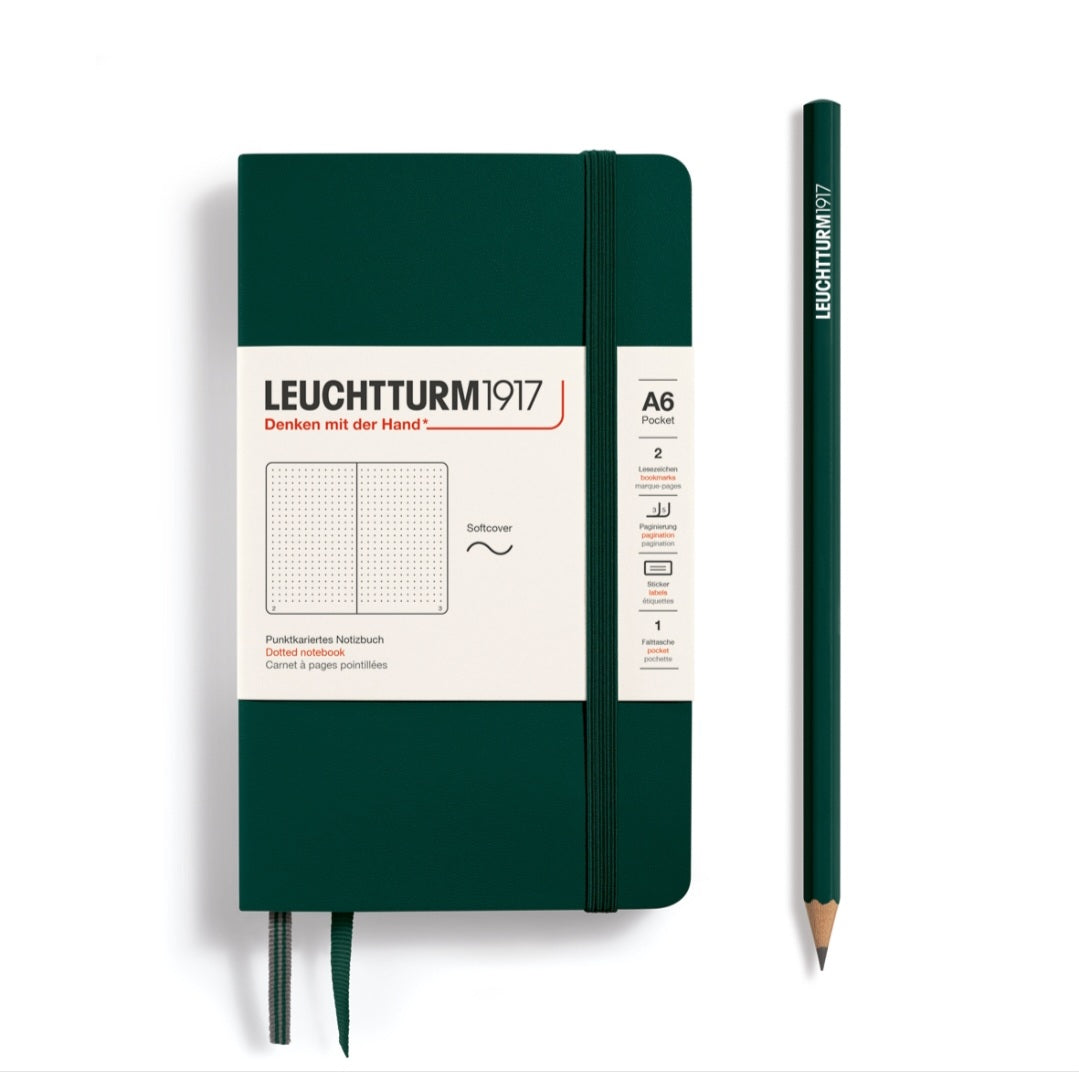 leuchtturm - FOREST GREEN - A6 Pocket Size