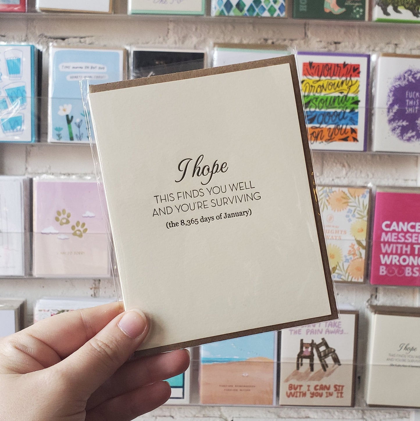 Surviving 8,365 Days of January Card