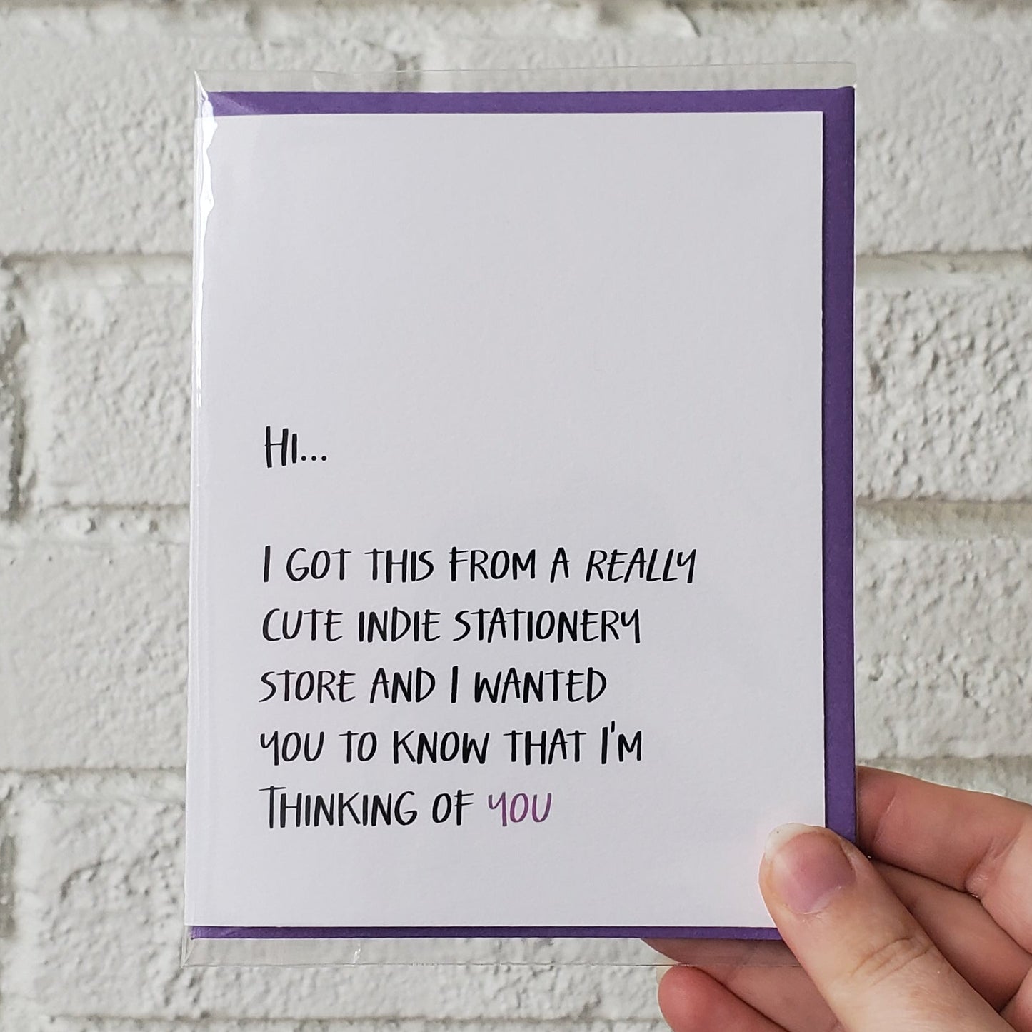 Chirps & Cheers Studio - Cute Indie Hello Greeting Card