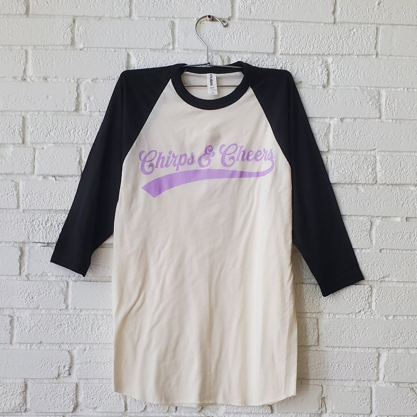 Chirps & Cheers Branded Baseball Tee - 2025