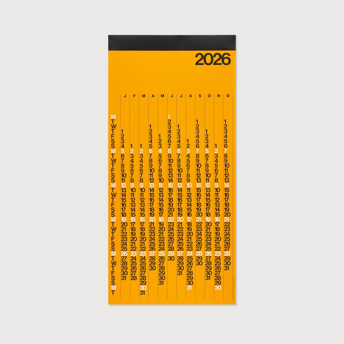 2026 Stendig Vertical Wall Calendar