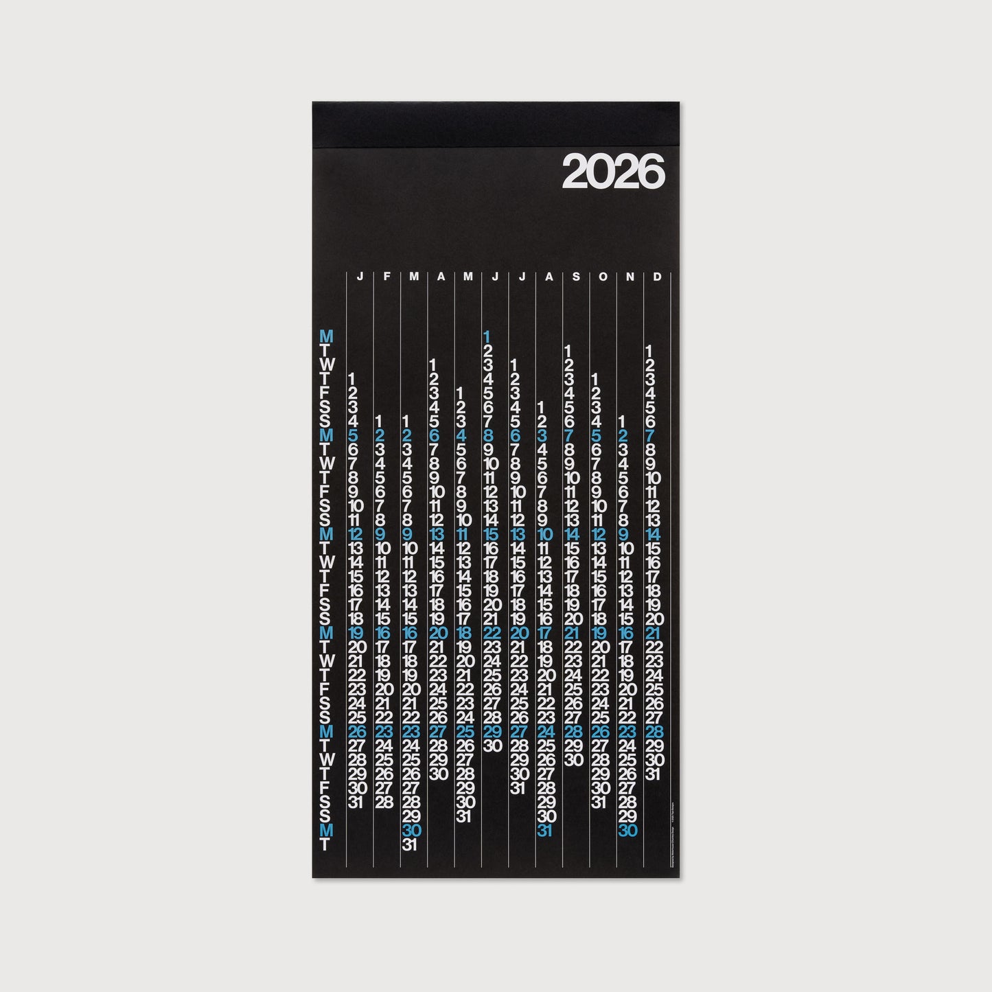 2026 Stendig Vertical Wall Calendar