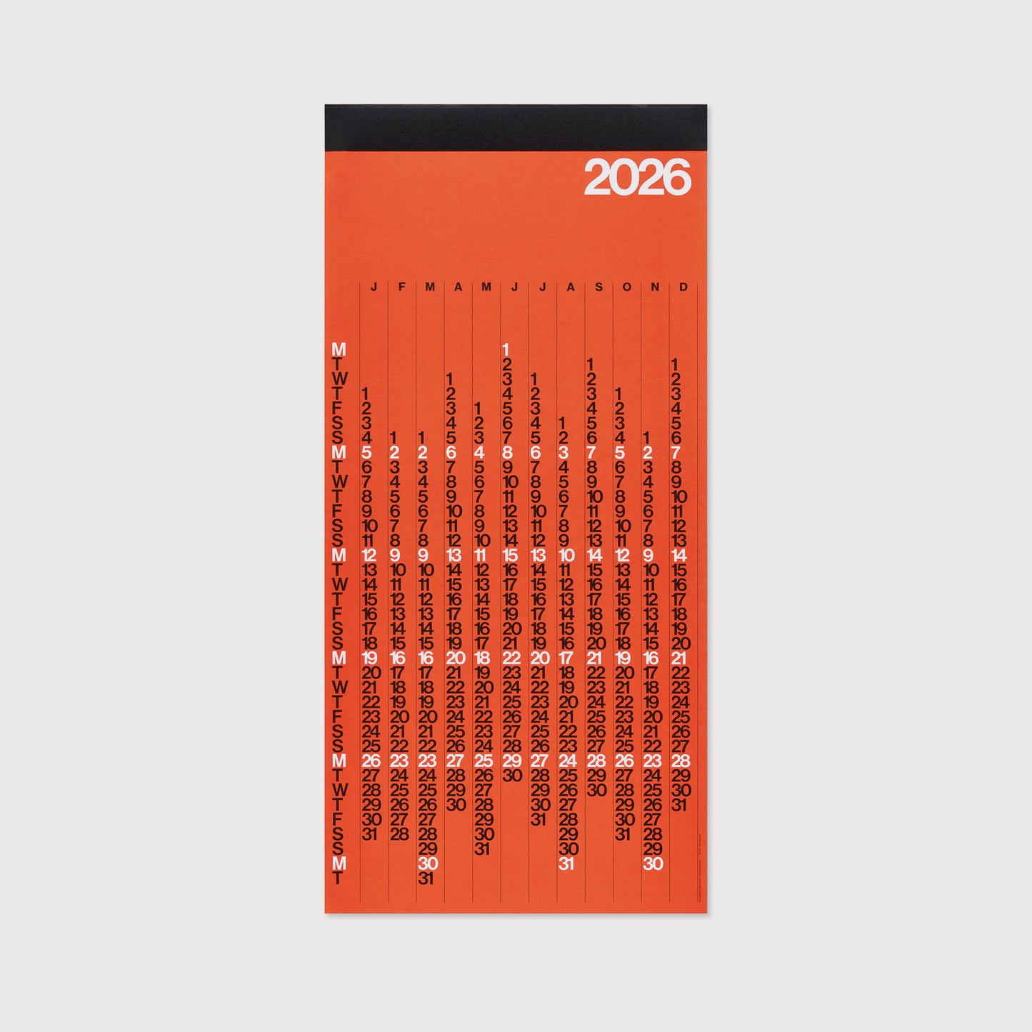 2026 Stendig Vertical Wall Calendar