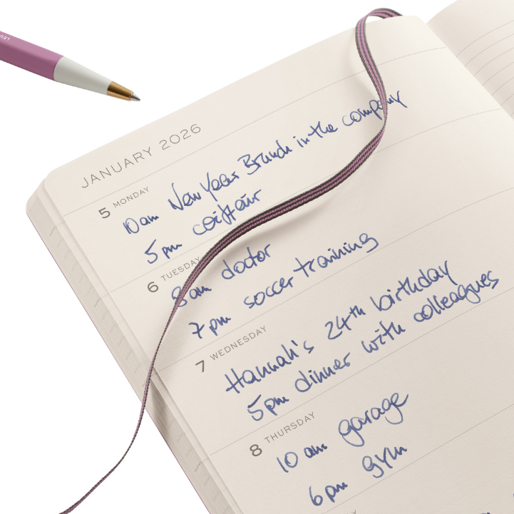 LEUCHTTURM - Softcover (A5) Weekly Planner & Notebook 2025-2026