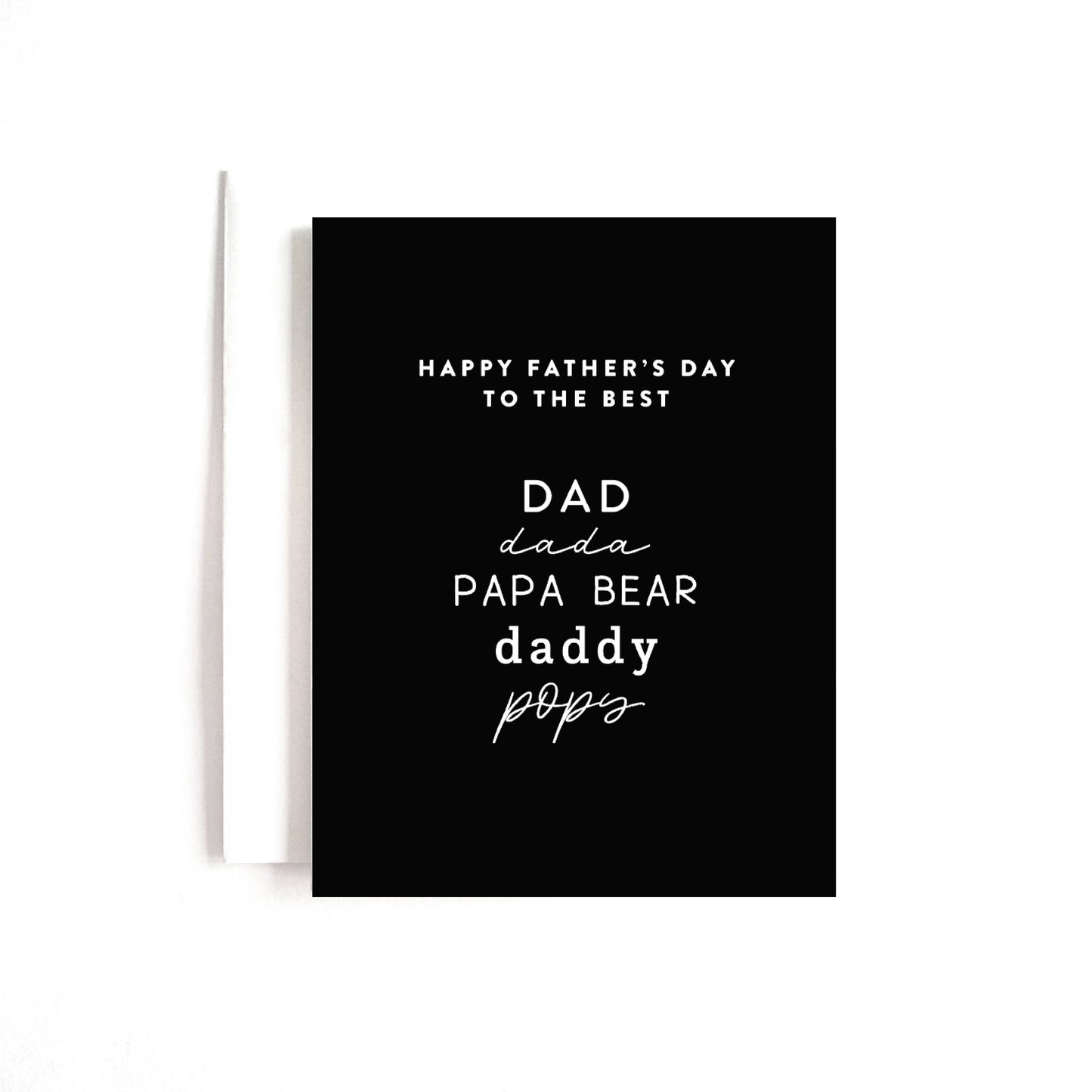 Dad, Dada... - Father's Day Card