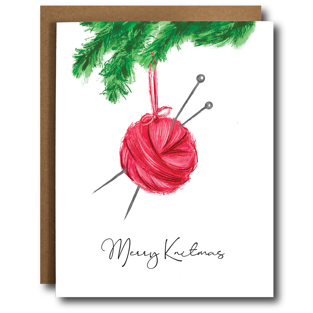 The Card Bureau - Merry Knitmas