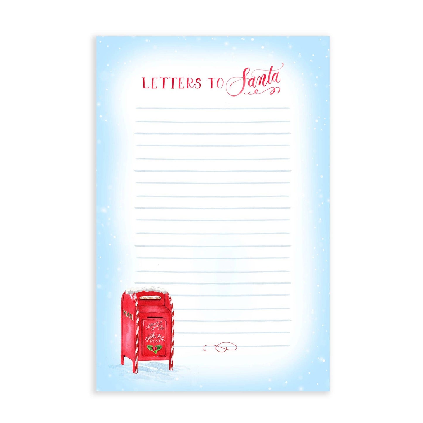 Letters to Santa Large Notepad