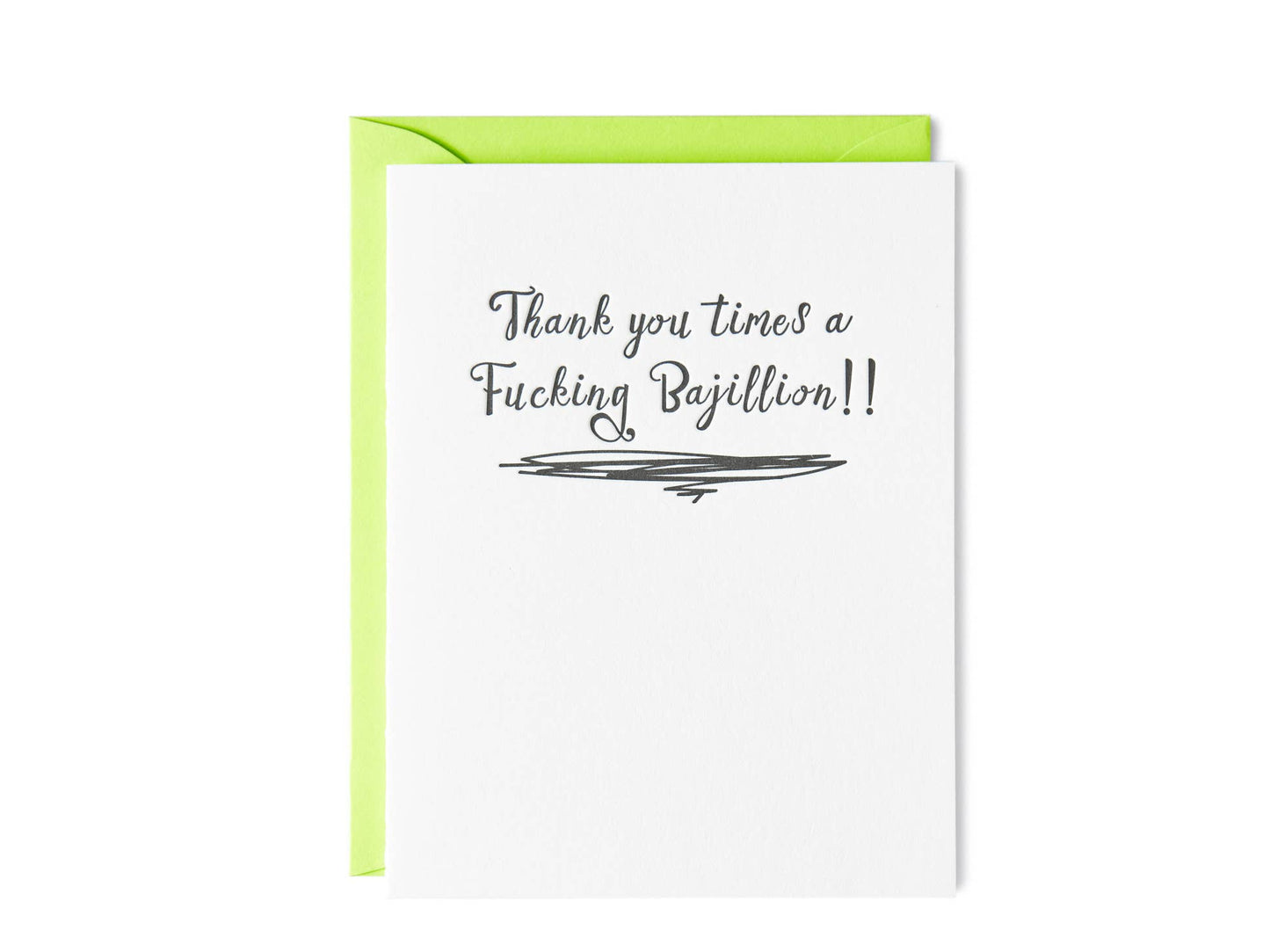 Paper Epiphanies - Fucking Bajillion-Thank You