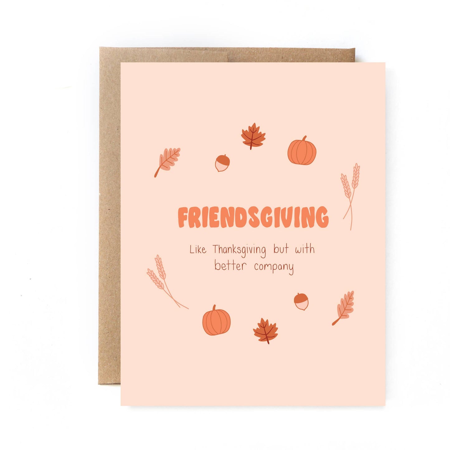 Unblushing - Fall Thanksgiving Card - Friendsgiving