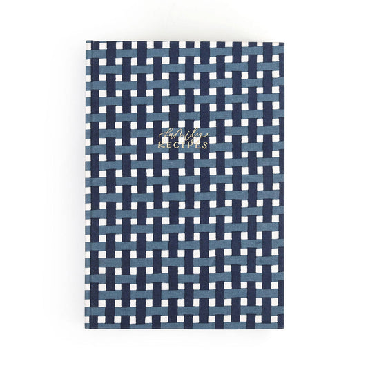 1canoe2 | One Canoe Two Paper Co. - Navy Gingham Heirloom Recipe Book