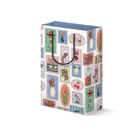 Illustrating Amy - Stamp Print Gift Bag