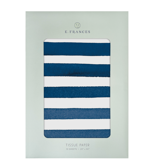 E. Frances Paper - Blue Stripe Tissue Paper | Gift Wrap
