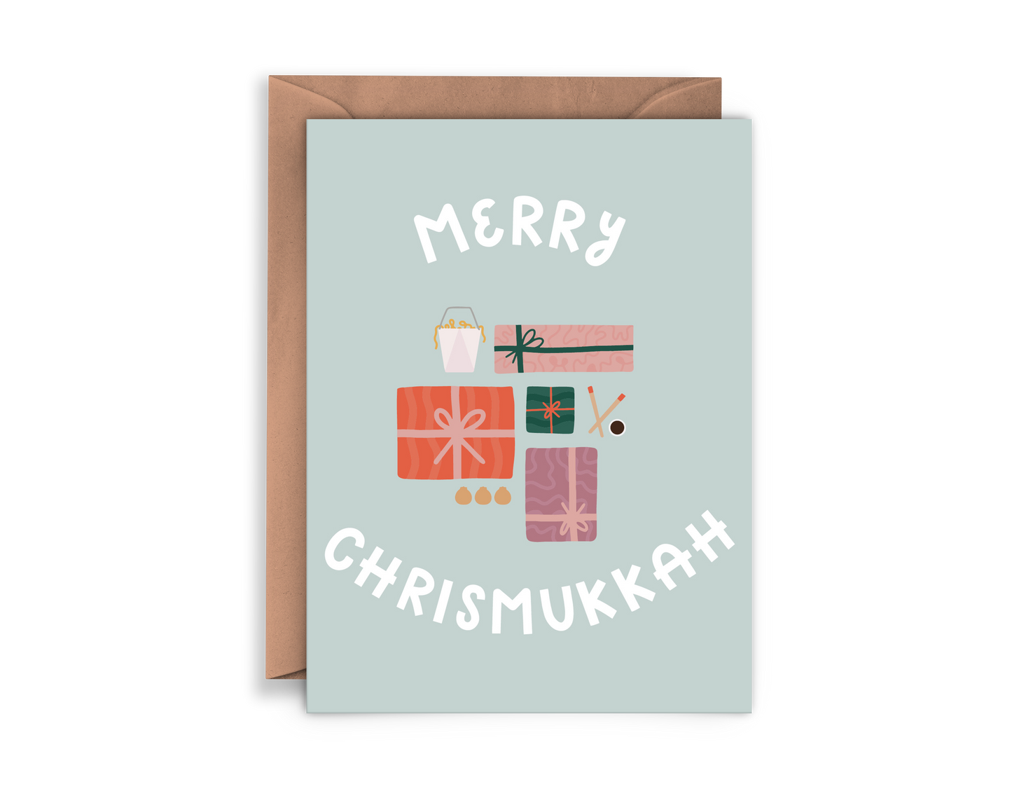 Twentysome Design - Merry Chrismukkah Chinese Food Holiday Card