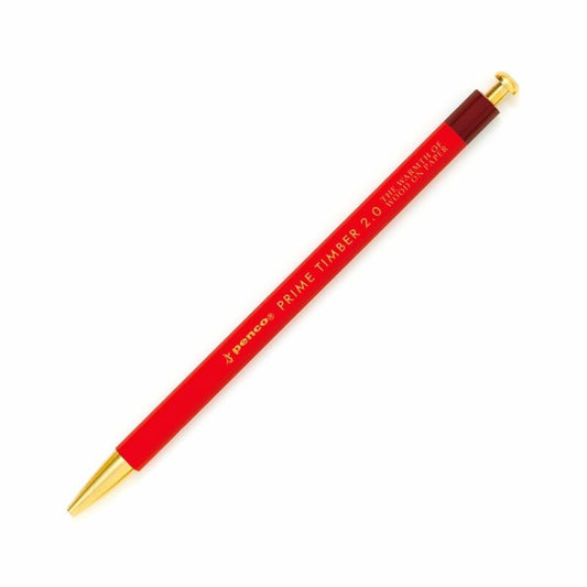 Prime Timber Pencil and Sharpener - Brass Red