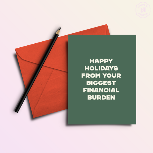 That’s So Andrew - Biggest Financial Burden | Funny Holiday & Christmas Greeting Card