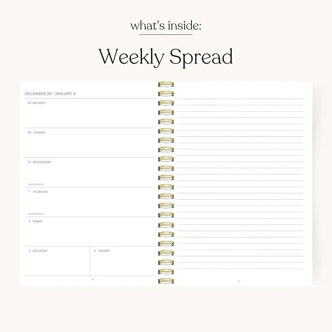 Rosemary 2027 Yearly Planner: 7x9