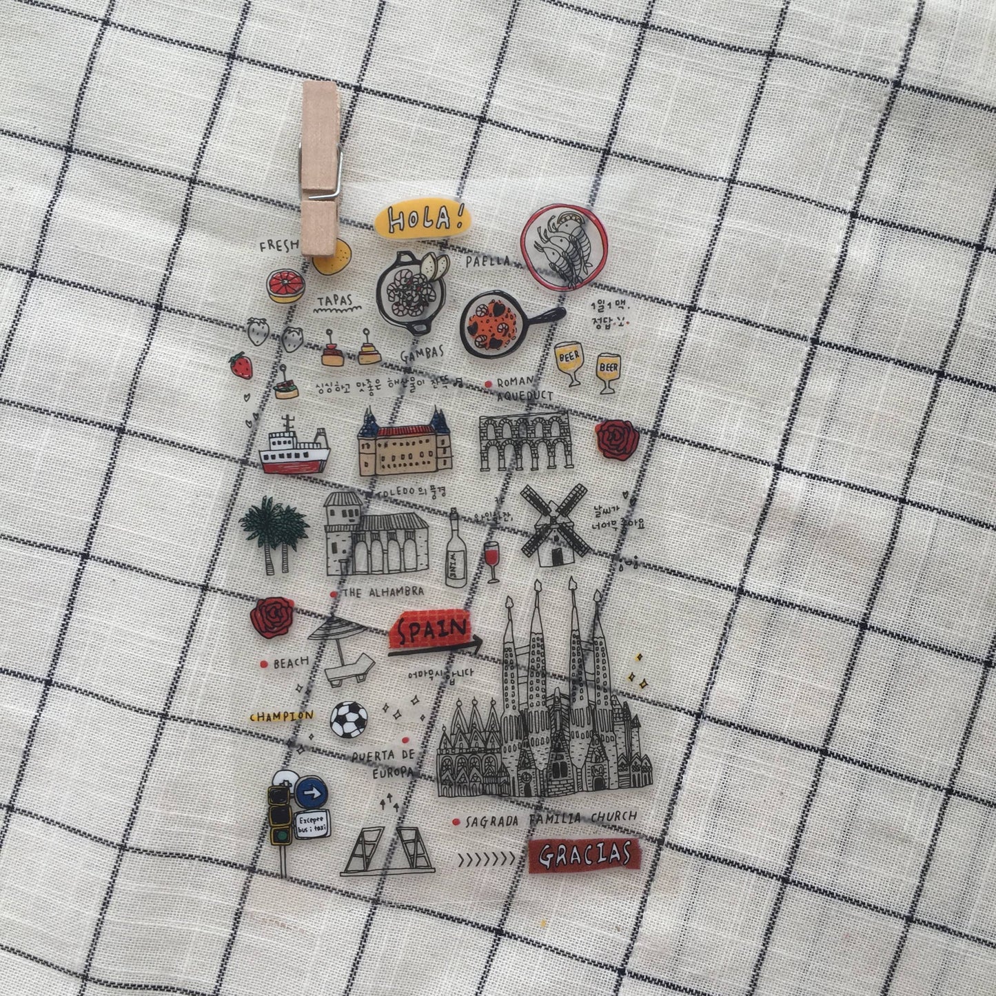 Hola Spain - Sticker Sheet