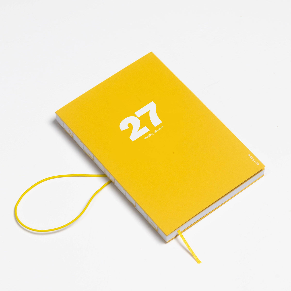 2027 Weekly Planner · Similar A5 Size: Indian Yellow