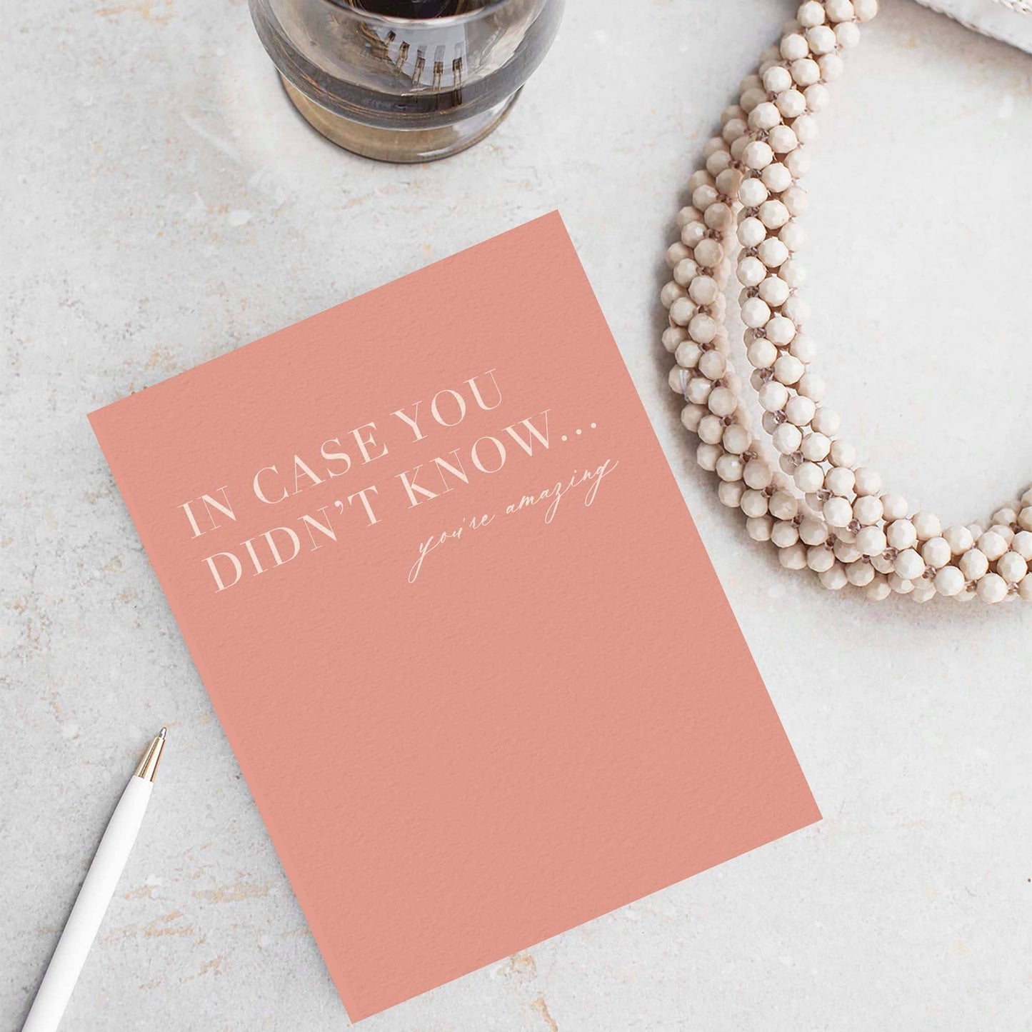 Blú Rose - In Case You Didn't Know Greeting Card
