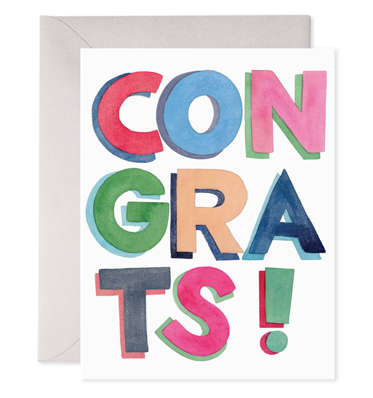 E. Frances Paper - Colorful Congrats | Congratulation Greeting Cards