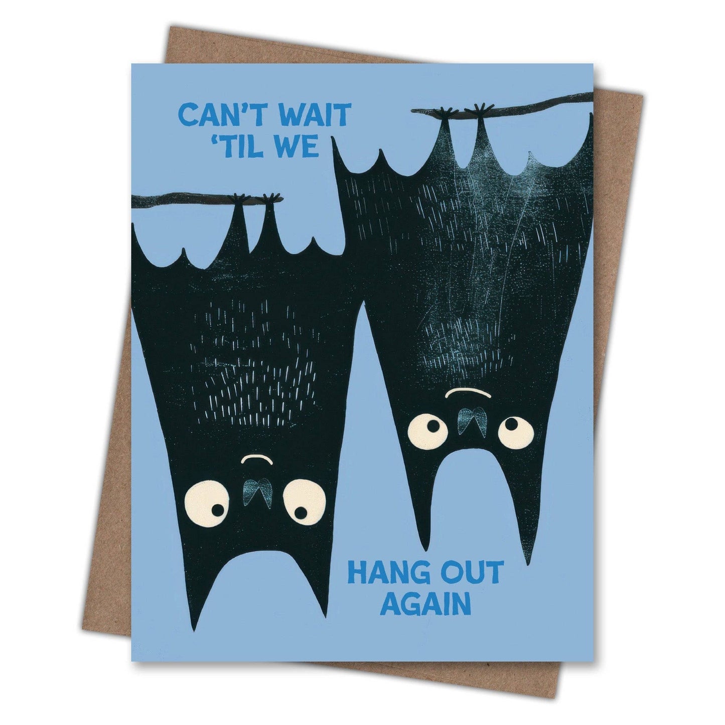 Hang Out Bats - Thinking of You Card