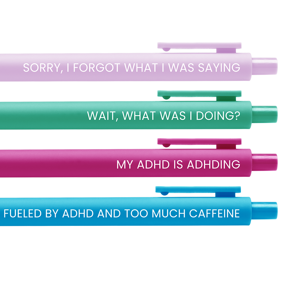 ADHD, ADD, Neurodivergent - Pen Set