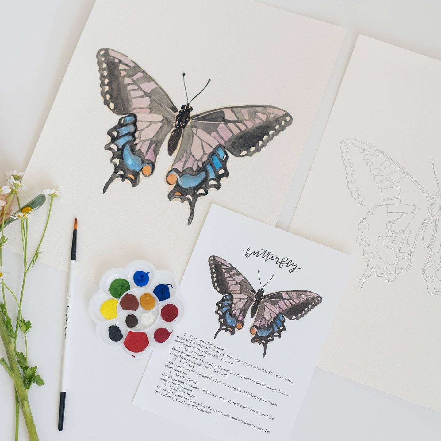 Butterfly - Watercolor Kit