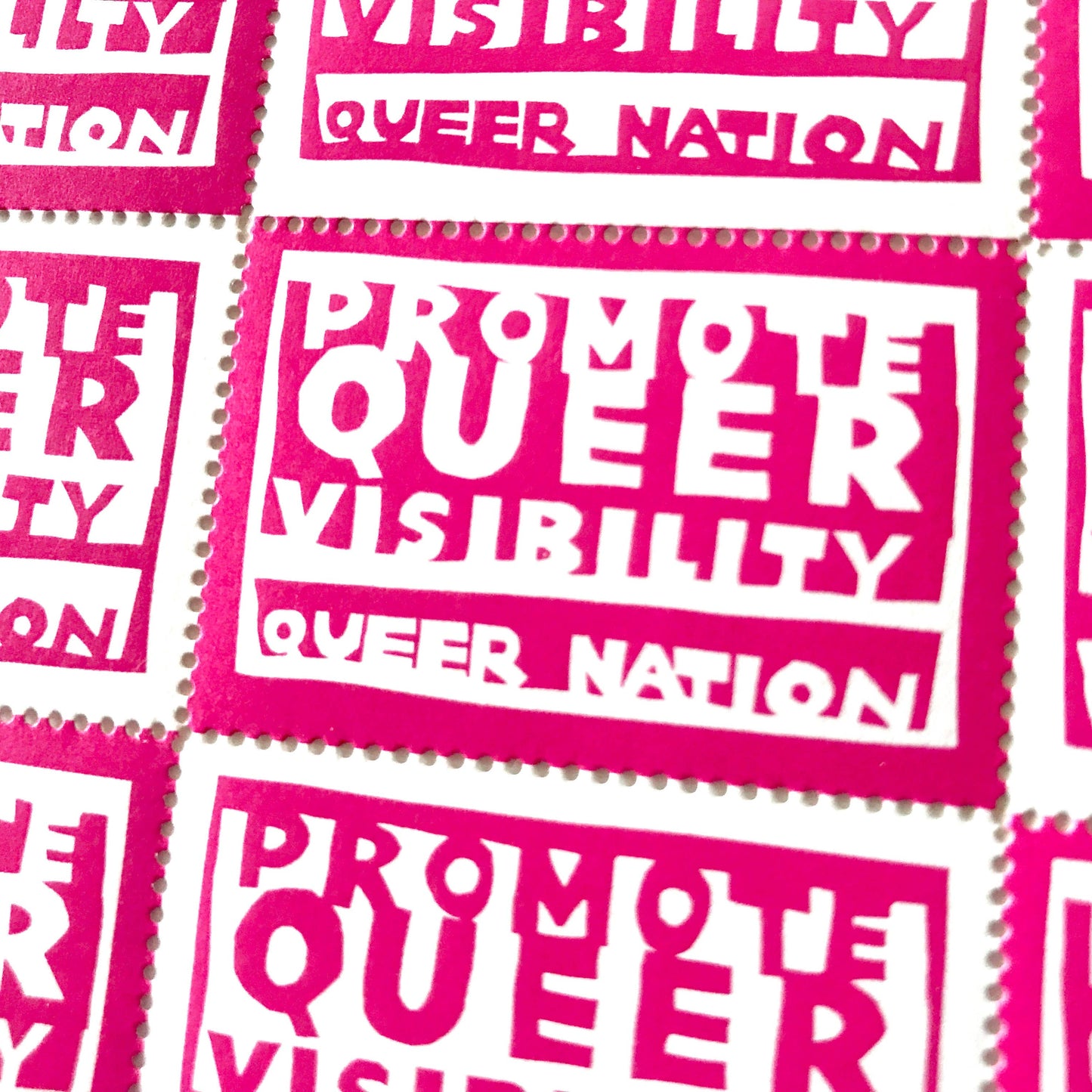 Promote Queer Visibility - Lick & Stick Benefit Stamps